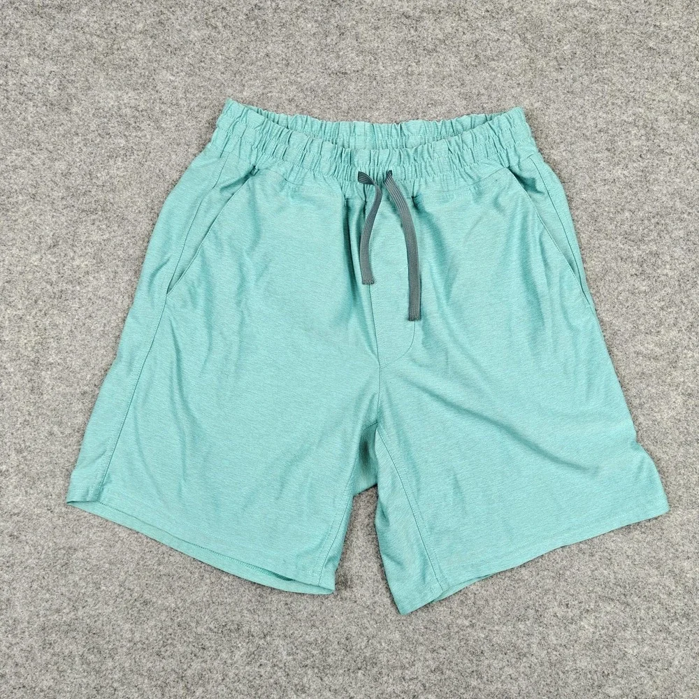 Outdoor Voices Shorts Mens Small Green Athletic Drawstring Pockets Lightweight‎